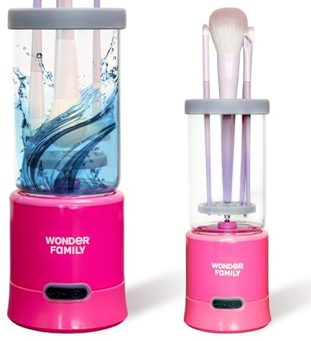Premium Electric Makeup Brush Cleaner Machine 3-in-1 – Automatic Washer & Dryer for Makeup Brushes, Sponges & Beauty Tools – With Holder Stand