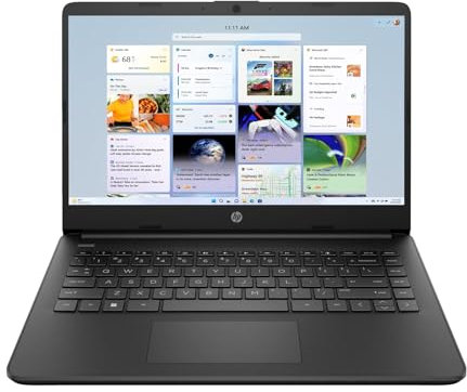 HP 14-dq5000 Laptop | Intel Core i5-1235U Processor | 8 GB RAM | 512 GB SSD | 14 FHD Display | Intel Iris Xe Graphics | Win 11 | Dual Speakers | Jet Black + Office Software (Full Licence)