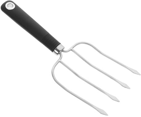 Cabilock Tenedor De Pavo Tenedor Para Herramientas Para Cocinar Carne Elevadores De Pavo De Acero Inoxidable Para Asar Barbacoa y Trinchar Pollo