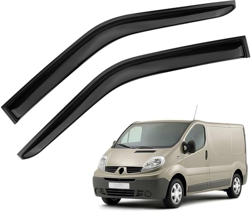 Windabweiser Kompatibel mit Vivaro/Trafic/Primastar 2001-2014 Autofenster Regenschutz Regenabweiser