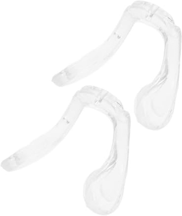 UTHCLO 2 Stück Silikon Nasenpads für Brillen Weiche Rutschfeste Langlebige DIY Ersatz Nose Pads Passend für Empfindliche Nasen mit Komfortablem Tragegefühl