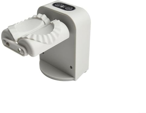 Oniissy Macchina elettrica per ravioli con batteria da 1300 mAh, modellatrice automatica per ravioli per uso domestico e cucina, in polipropilene grigio, con base antiscivolo e ricarica