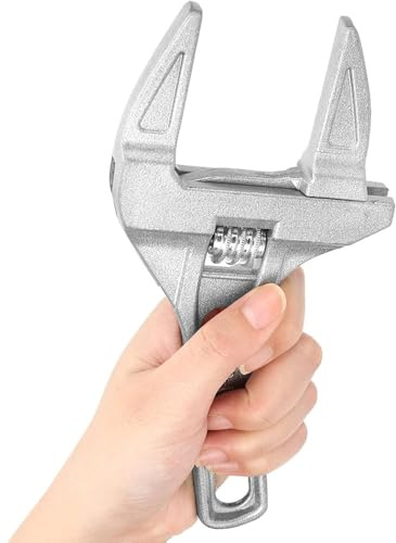 Ousuwo Chiave inglese regolabile in lega di alluminio leggera, 6-68 mm con ganascia larga 6-68 mm, strumento idraulico per installazione e riparazione di tubi del bacino, chiave mobile ultra sottile