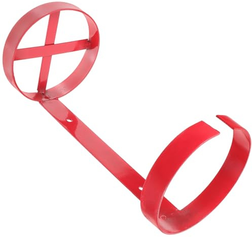 BETOOKY Staffa di Montaggio per Estintore in Metallo 6kg Supporto a Parete, Telaio ad Anello Rotondo per Estintori Portatili, per Auto e Ambienti Domestici