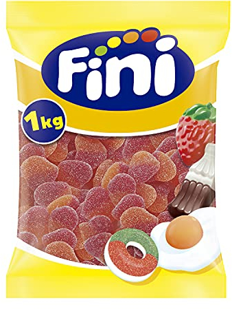 Fini Corazón de Melocotón Sin Gluten - Gominolas 1 kg