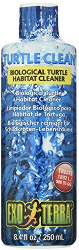 Exo Terra Turtle Clean, biologiskt rengöringsmedel för sköldpaddor livsmiljö, för sköldpaddsbassänger, 250 ml