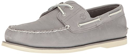 Timberland herr klassisk 2-öga båtsko grå storlek: 7,5 bred, Steeple Grey Escape, 7 UK Wide
