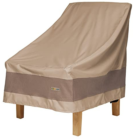 DUCKCOVERS Elegant Waterproof 34 Inch W Patio Chair Cover, Outdoor Chair Covers