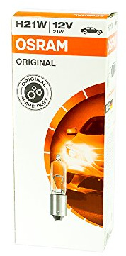 10x OSRAM GLÜHBIRNEN 12V 21W BAY9s NEBELSCHLUSSLEUCHTE BREMSLICHT RÜCKLICHT