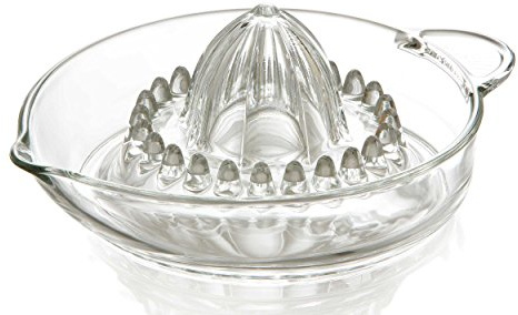 Ritzenhoff & Breker Fresh Zitronenpresse, Zitronenentsafter, Zitrus Presse, Saftpresse, Glas, 21 cm, 684896