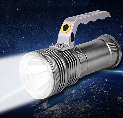 Lampe De Poche Led Ampoule Led Lampe De Poche Rechargeable En Alliage D'Aluminium Imperméable À L'Eau De Lumière De Projecteur De Camping Portable