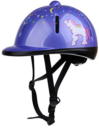 Inzopo Casco da equitazione regolabile per bambini Cavallo Sport Attrezzatura Protettiva