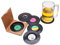 6 Retro Vinyl LP Schallplatten Stil Untersetzer Tasse Matte Rutschfeste Isolierte Kaffee Getränke Matte