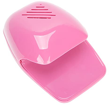 Nail Dryer, Professional Small Size Portable Dryer Fan Electric for Women for Homes And Travel for Nail Salons Parties(pink)