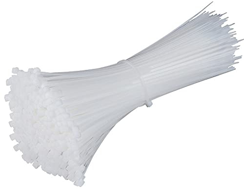 LUOSHUAI Kabelbinder 200 stücke 2mm 3mm weiß schwarz selbsthemmend Kunststoff Nylon Kabel Krawatten Wire Zip Krawatte Kabelmanager 2 * 100mm 3 * 200mm Kabelbinder Schwarz (Color : 2x200-White)