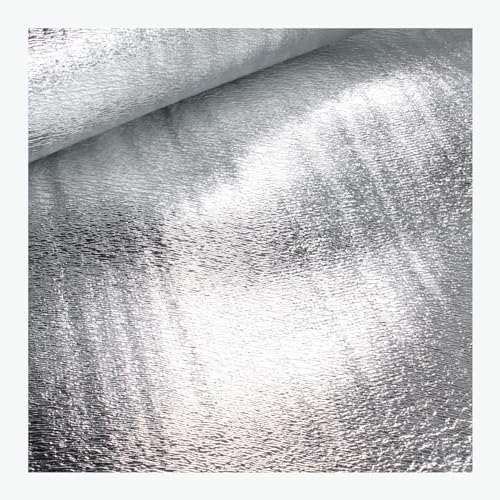 Stoff am Stück Meterware Thermo Matte silber Alu Vlies Isomatte Isotherm Reflektionsfolie Thermo Folie reflektierend
