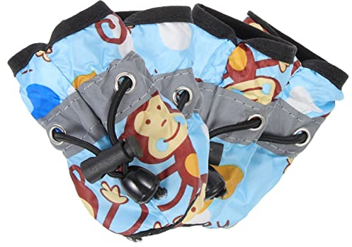 Mipcase Hundeschuhe rutschfest Atmungsaktiv mit Weicher Sohle, Verstellbare Welpenschuhe, Pfotenschutz für Haustiere, Outdoor für Hunde, Zugseilverschluss, Schützt vor Regen und Schnee