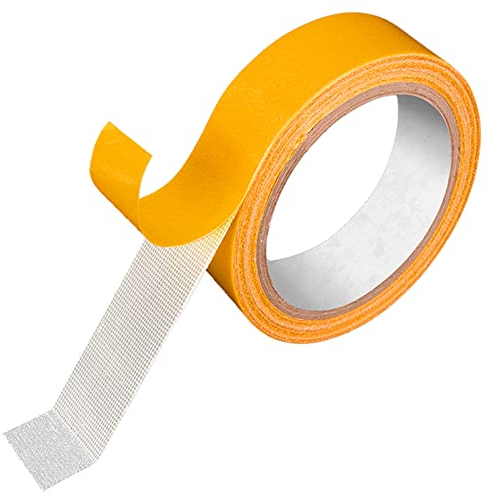 iJiGui Double Sided Tape, Universal Double Sided, Ultra Strong Double Sided Tape, Carpet Adhesive Tape, Transparent Adhesive Tape, for Home Office School(20mm*5m)