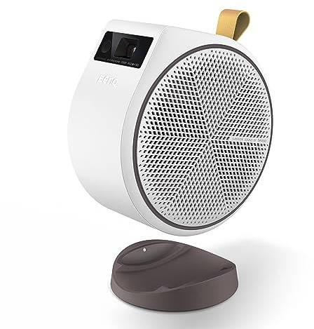 BenQ GV31 1080p LED Proiettore da soffitto portatile con proiezione angolare rotante | Altoparlante wireless 16W 270˚ Bass | Android TV con Netflix | Chromecast & AirPlay | Autofocus e Keystone 1D |