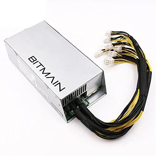 KLVN Alimentation 1200W PC ATX Puissance de Mineur PSU APW3 Alimentation minière 1600W pour andminleur BTC Mineur S7 S9 L3 A6 A7 APW3 ++