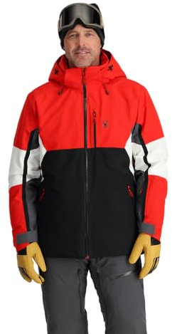 Spyder Herren Jacke Winterjacke Outdoorjacke Skijacke Epiphany Jacket, Farbe:Rot, Artikel:-VCO volcano, Größe:L