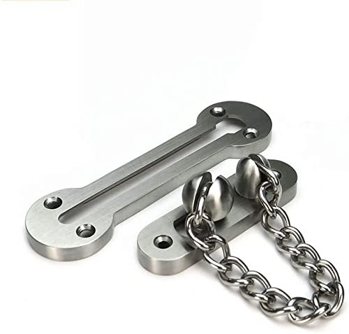Kettenschloss，Tür Kettenschloss， Edelstahl Anti-Diebstahl-Kette Türkette Türschnalle Anti-Diebstahl-Schnalle Sicherheitskette Türriegel Anti-Diebstahl-Hotel Anti-Lock-Kette