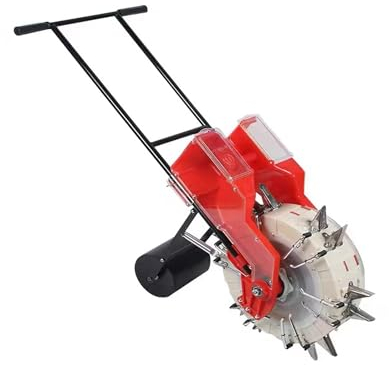 aweiyouxiang Saatgut- und Düngerapplikator, tragbare Handsämaschine, Gartenmais-Sojabohnensämaschine, Gartenstreuer, Petersilie, Kohl, Rettich usw. für kleine Gärten