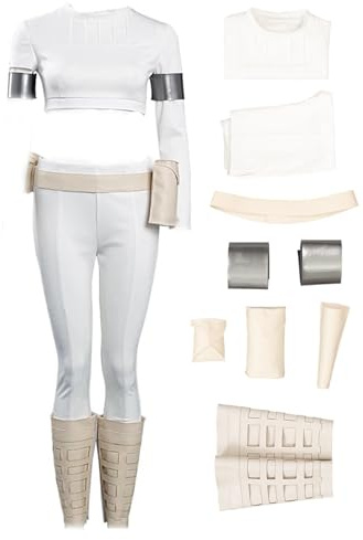 Costume de cosplay pour femme adulte avec chemise, pantalon, ceinture