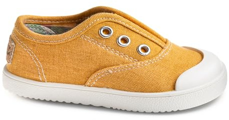 Pablosky Lona 979880, Zapatillas Unisex bebé, Amarillo, 20 EU Ancho