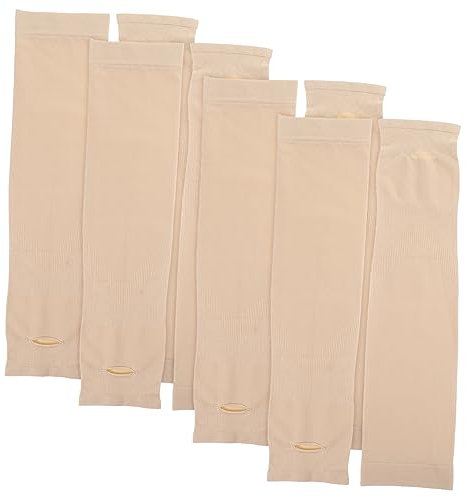 OSALADI 4paare Sonnenschutzärmel Für Outdoor-sport Uv-schutz-handabdeckung Elastische Armstulpen Hitzebeständig Für Sommer Schlichtes Design Rutschfeste