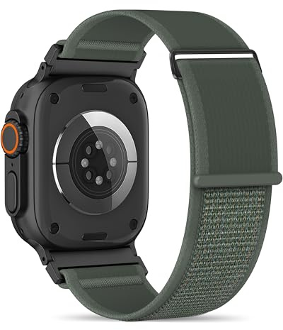 Higgs Correas Trail Loop Nylon Compatible con Correa Apple Watch Series 44mm Ultra3/2/1 49mm 42mm 45mm 46mm Hombre, Pulsera Suave Deportiva Ajustable para iWatch Serie 11 10 9 SE 8 7 6 5 4 3 2 1