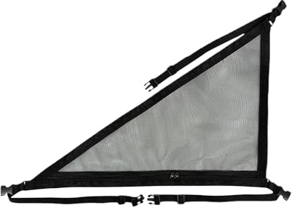 Rete portaoggetti da soffitto per auto, organizer a rete triangolare, resistente, salvaspazio, multifunzione, accessori interni per auto, camion e camper