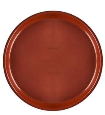 CFY652 Soucoupe Pot Fleur Pot en Plastique for Jardinage à Domicile, Plateau for Plantes d'intérieur et d'extérieur, Base Ronde avec Soucoupe Décoratif(Red,Grand)