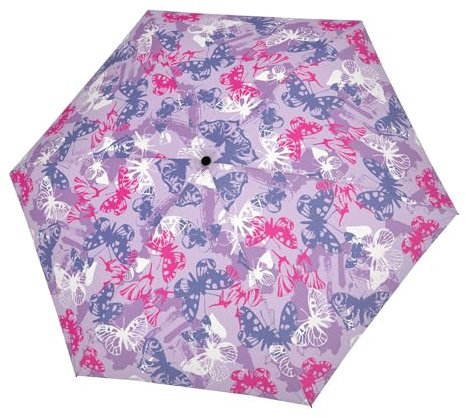 Doppler Regenschirm Kids Mini Light Up Butterfly flieder