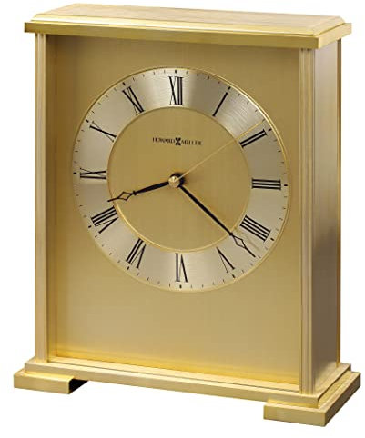 Howard Miller Exton Tischuhr 645-569 - Messing-Finish mit Quarzwerk