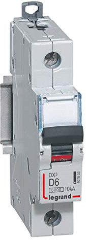 Disjoncteur DX³6000-1P 230 à 400V~ 6A - courbe D - 1 module