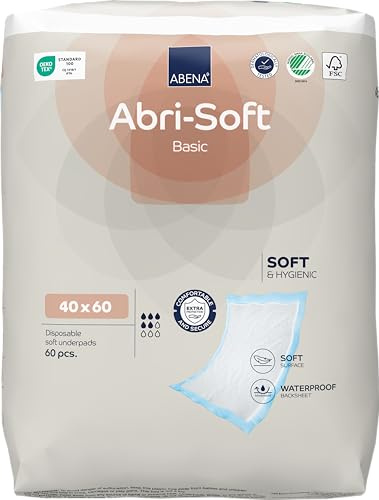 ABENA Abri-Soft Basic Disposable Underpad 40 x 60 cm 800 ml Pack of 60