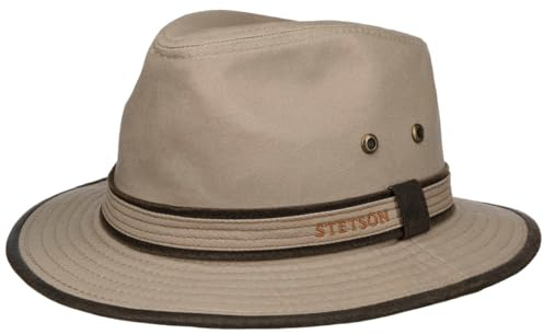 Stetson AVA Cotton Stoffhut Traveller UV-Schutz 40 Damen und Herren Frühling Sommer