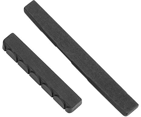 Gitarre Nuss und Sattel Kit, Hochwertiges Ebenholz Set, Gitarre Nuss und Sattel Set, fest installiert, für Konzertgitarre, Tagesübung, Profi Musiker und Studio Aufnahmen