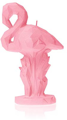 Candellana Candles Flamingo Poly Kerze, Palmölwachs, Rose