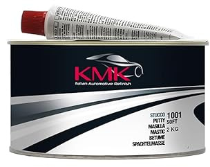 KMK Masilla Poliester Universal Flexible (Soft) 2 KG - para Uso Profesional para carrocería