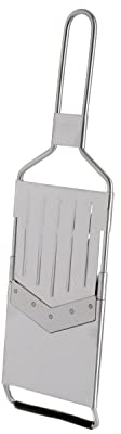 Mandolina para cortar verduras de acero de 32 x 1,9 x 9,6 cm, con mango