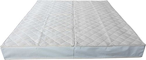 Frottee Wasserbettbezug Auflage Bezug Baumwolle für Wasserbett Rundumbezug (200 x 200 cm)