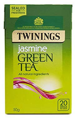 Twinings Green Tea Jasmine 20 Teabags (Pack of 4, 80 Teabags)