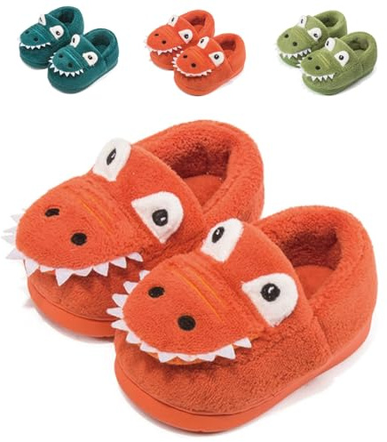 Pantofole Invernali Bambino Bambina Ciabatte Peluche Animali Caldo Morbido Scarpe da Casa Antiscivolo Pantofole per Ragazzo e Ragazze