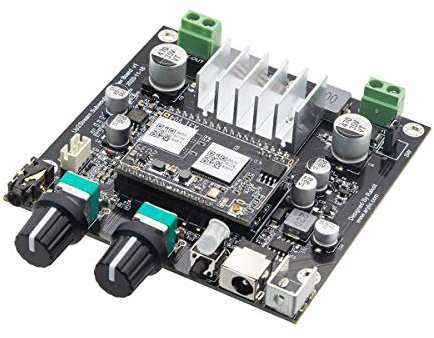 Arylic Up2Stream Amp Sub Carte de subwoofer, carte amplificateur audio domestique WiFi et Bluetooth pour kit de bricolage Connexion sans fil Lecture de synchronisation multiroom/multizone pour AirPlay