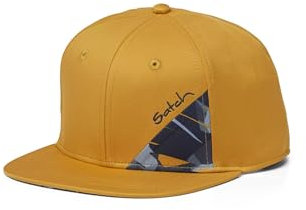 Satch Cap Snapback Kappe 54-58 cm Kopfumfang für Teenager Jungen und Mädchen ab 5. Klasse Yellow Rush - Gelb