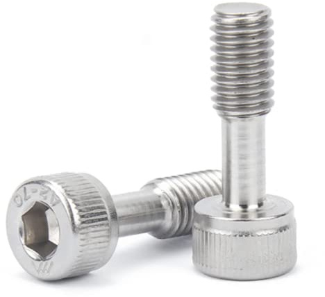 Acero inoxidable 304, tornillo anti-apagado de cabeza corta con hexágono interior, tornillo cautivo, perno de media rosca M3M4,M3 * 8/30 piezas