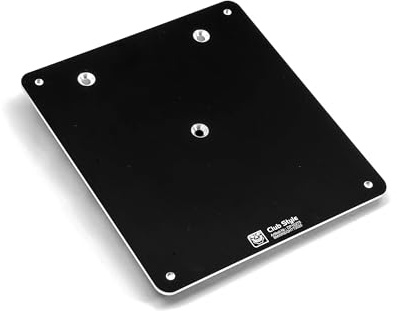 Delta Parts Kennzeichenhalter Club Style passend für BMW R 18 | Kennzeichenplatte aus 3 mm Aluminium, schwarz eloxiert, 180 × 200 mm; passend für BMW R 18.
