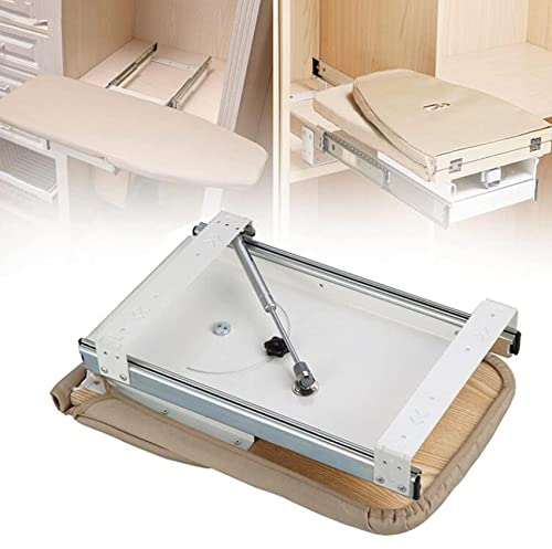 Tablas de planchar Tabla de planchar para montaje en pared, plegable, extensible, giratoria, tabla de planchar de pared ,Tabla con Funda para Centro De Planchado para Cajón Extraíble Giratoria
